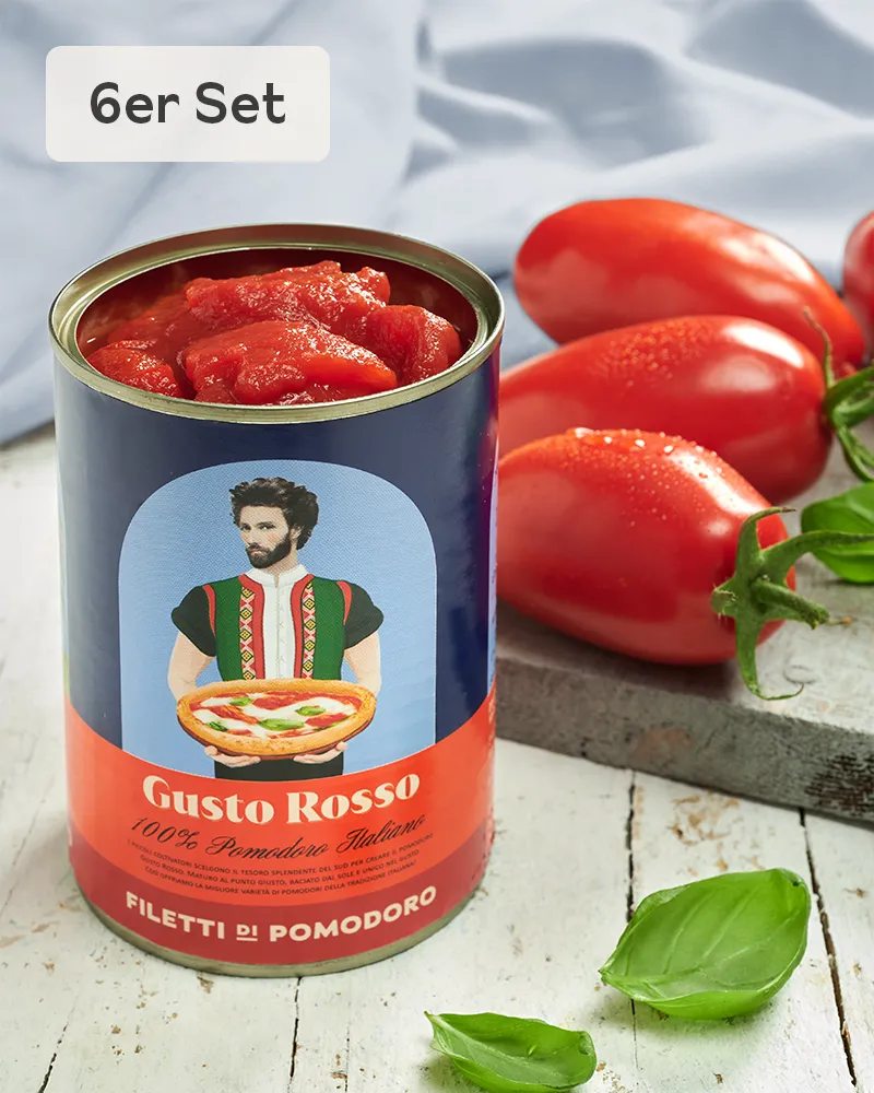 Filets de tomates - Idéals pour vos pizzas - lot de 6